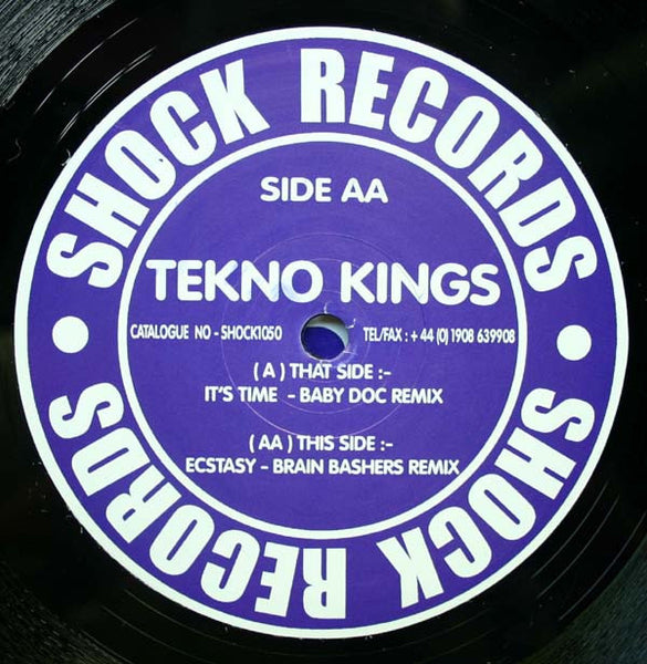 Tekno Kings : It's Time / Ecstasy (2000 Remixes) (12")