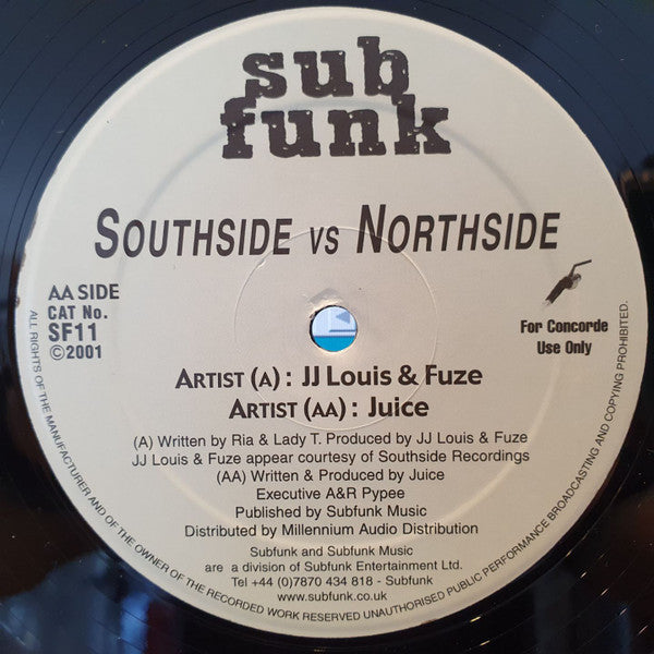 JJ Louis & Fuze / Juice (6) : Southside vs Northside (12")