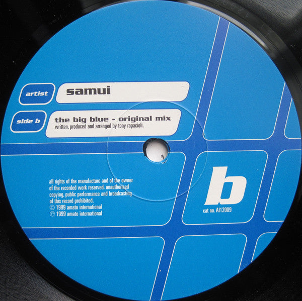 Samui : The Big Blue (Silk Remix) (12")