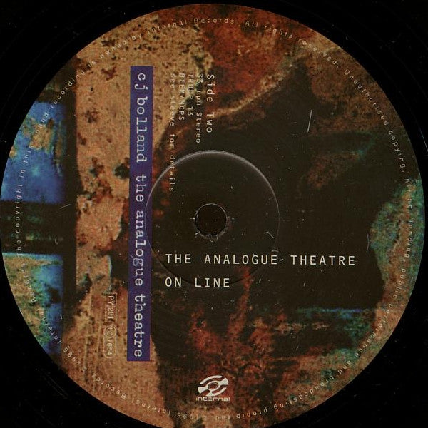 CJ Bolland : The Analogue Theatre (3x12", Album)