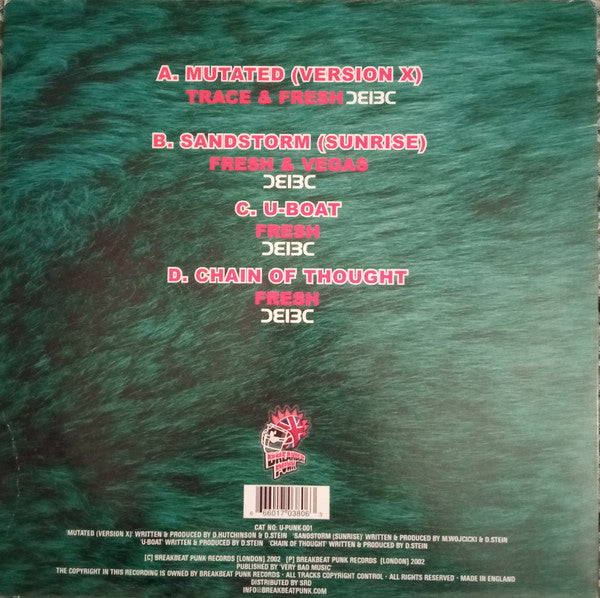 Fresh / DJ Trace / Vegas (2) : Mutated For 200X (2x12")