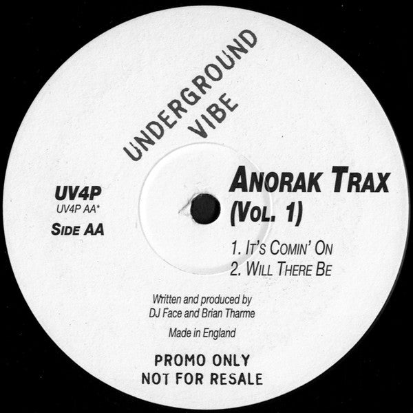 Anorak Trax : Vol. 1 (12", Promo)