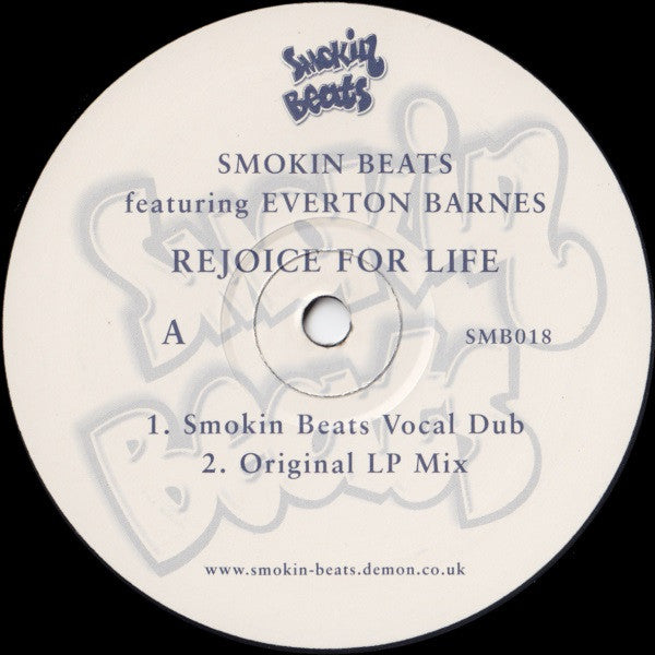 Smokin Beats Featuring Everton Barnes : Rejoice For Life (12")