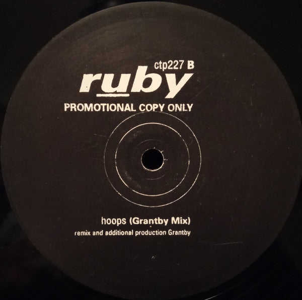 Ruby : Hoops (Remixes) (12", Promo)