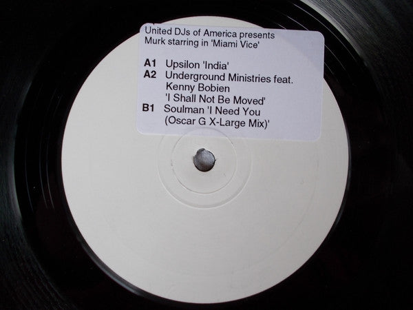 Murk : United DJs Of America Presents Murk Starring In Miami Vice (12", W/Lbl)