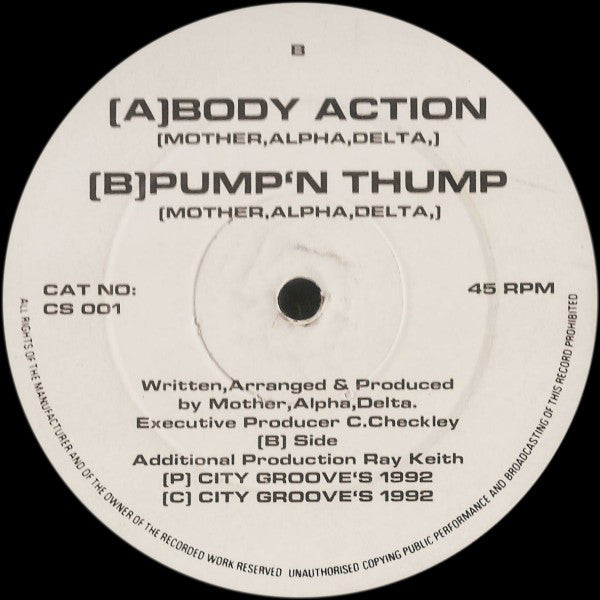 Mother, Alpha, Delta : Volume One (12")