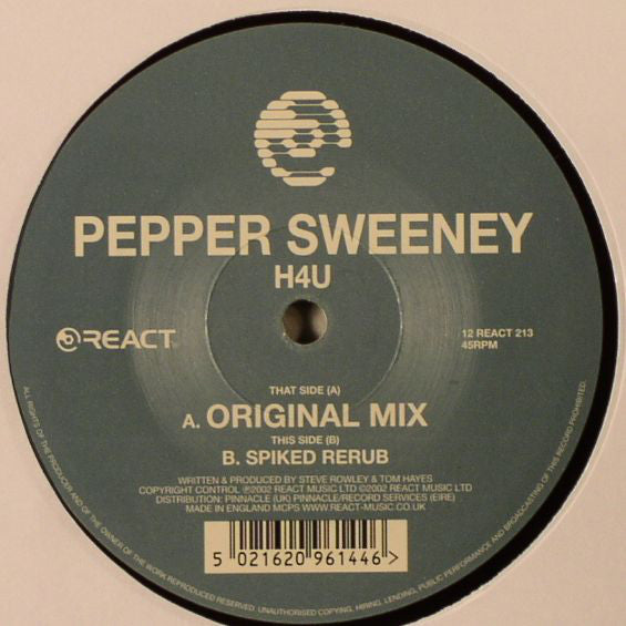 Pepper Sweeney : H4U (12")