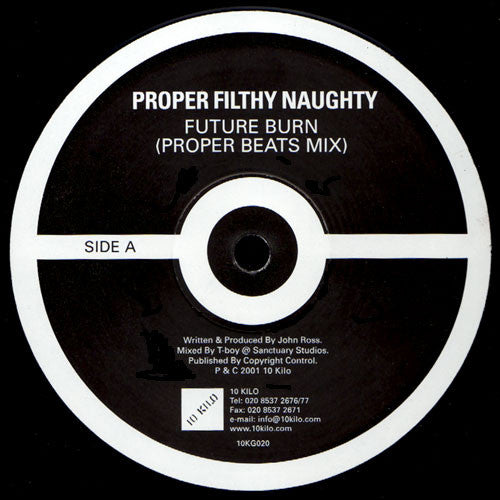 Proper Filthy Naughty : Future Burn (12")