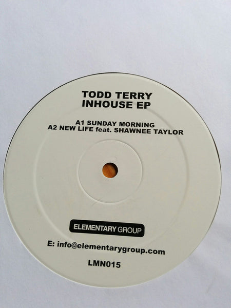 Todd Terry : Inhouse EP (12", EP, Promo)