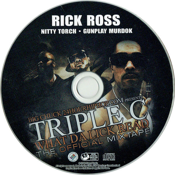Rick Ross : What Da Lick Read (The Official Mixtape) (CD, Mixed, Mixtape)