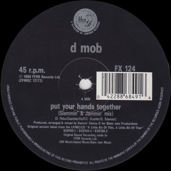 D Mob : Put Your Hands Together (12")