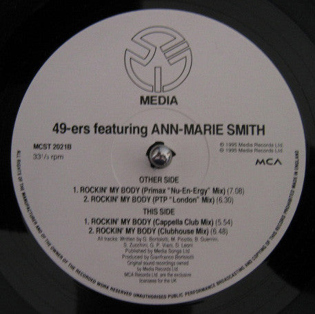 49ers Featuring Ann-Marie Smith : Rockin' My Body (12")