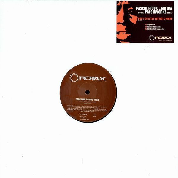 Pascal Rioux : Don't Outstay Outside 2 Night (12")