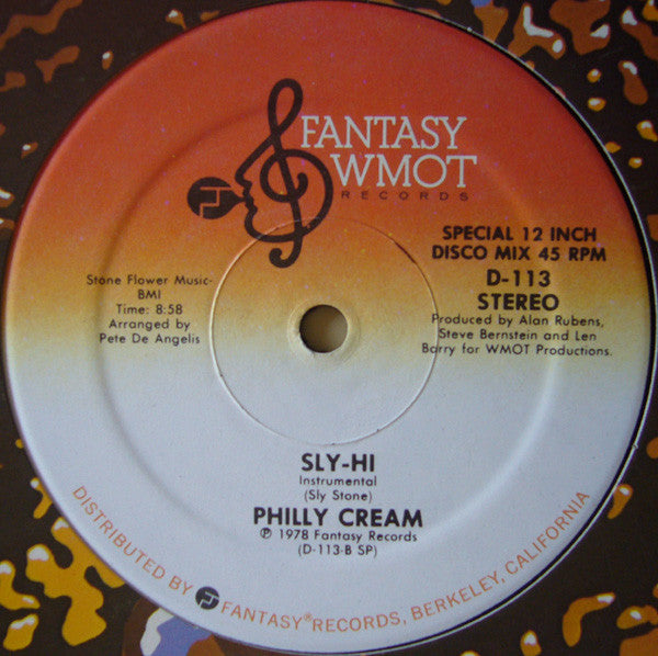Philly Cream (2) : Sly-Hi (12")