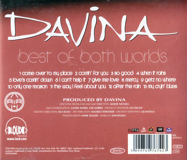 Davina : Best Of Both Worlds (CD, Album, Enh)