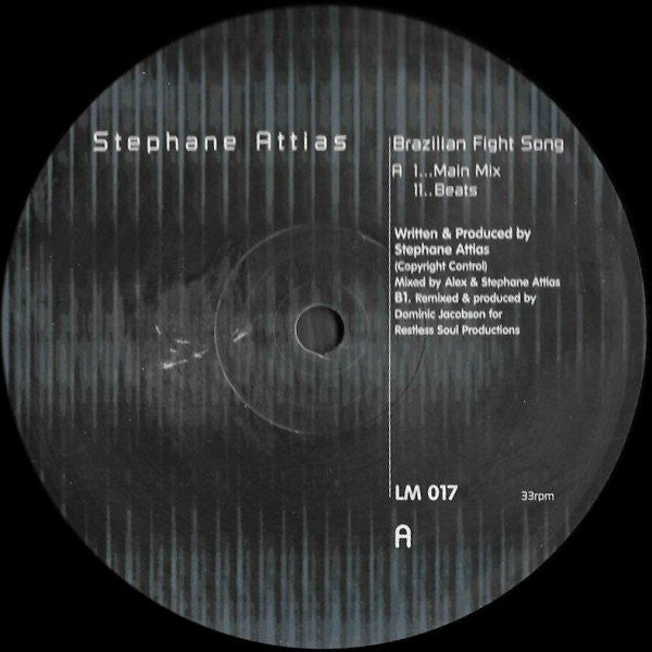 Stephane Attias : Brazilian Fight Song (12")