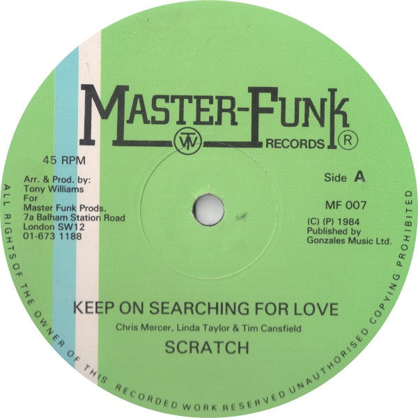 Scratch (3) : Keep On Searching For Love / Eastern Lady (12")