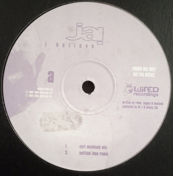 Jai : I Believe (12", Promo)