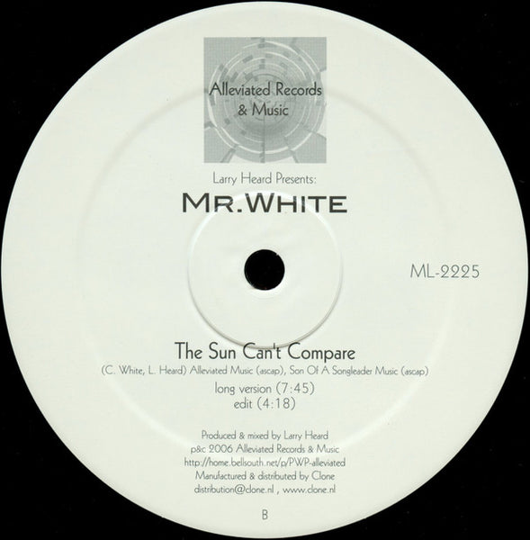 Larry Heard Presents: Mr. White* : You Rock Me  (12", EP, RE)