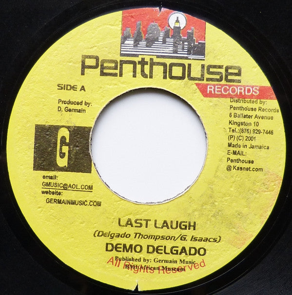 Demo Delgado : Last Laugh (7")