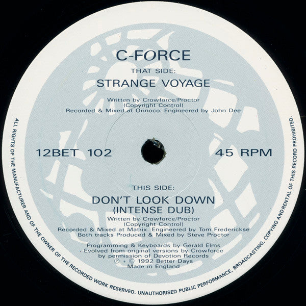 C-Force* : Strange Voyage (12", Promo)