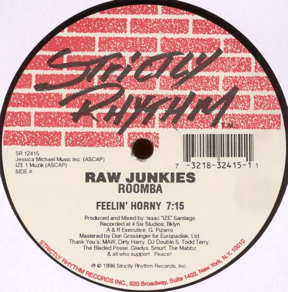Raw Junkies : Roomba (12")