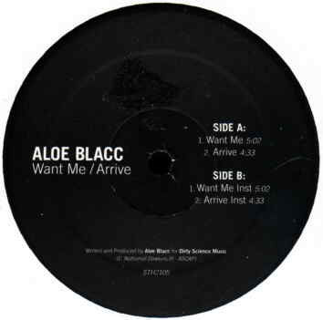 Aloe Blacc : Want Me / Arrive (12", Single)