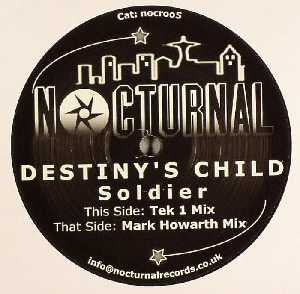Destiny's Child : Soldier (Remixes) (12", Unofficial)
