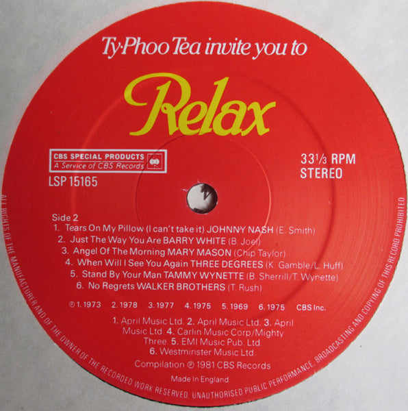 Various : Relax (LP, Comp)