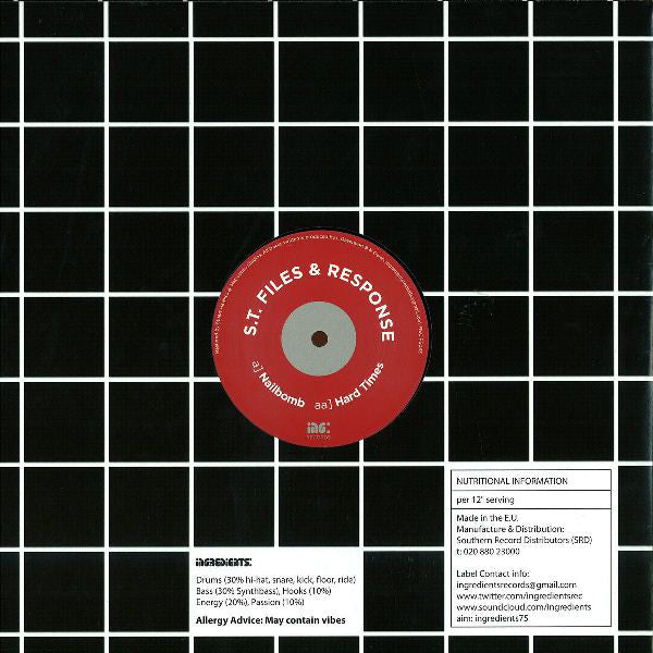 S.T. Files* & Response : Nailbomb / Hard Times (12")