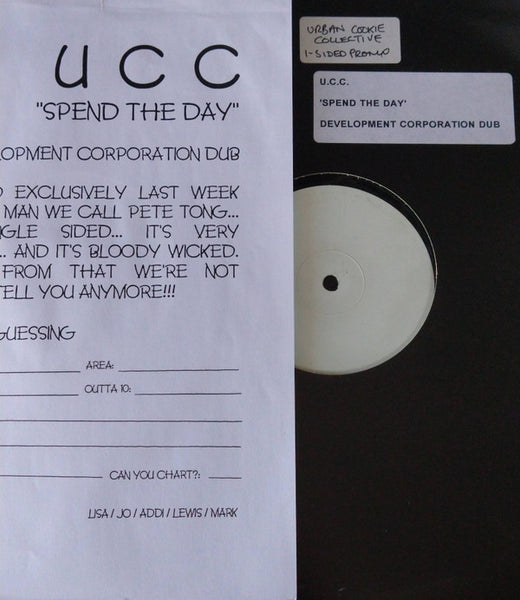 U.C.C.* : Spend The Day (12", S/Sided, Promo, W/Lbl)