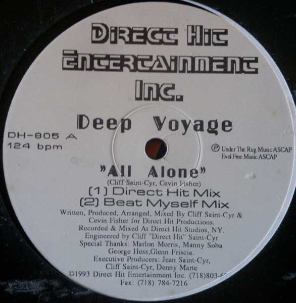 Deep Voyage : All Alone (12")