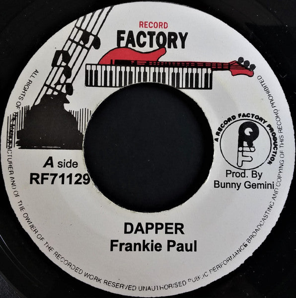 Frankie Paul : Dapper (7")