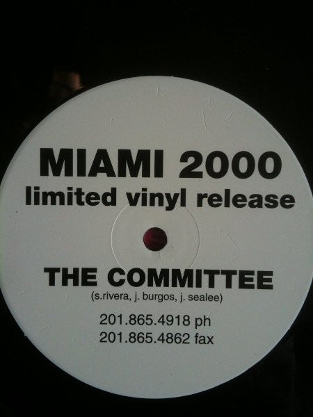 The Committee (3) : Scream And Shout (Miami 2000) (12", Ltd, TP)