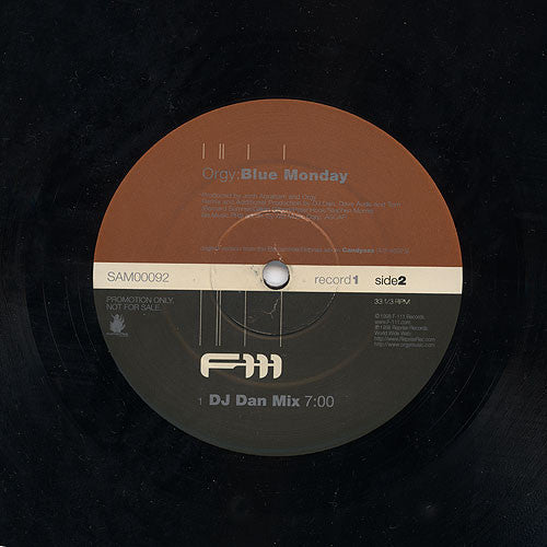 Orgy : Blue Monday / Stitches (2x12", Promo)
