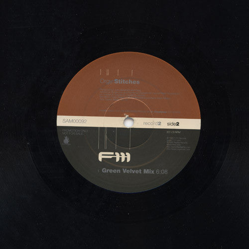 Orgy : Blue Monday / Stitches (2x12", Promo)