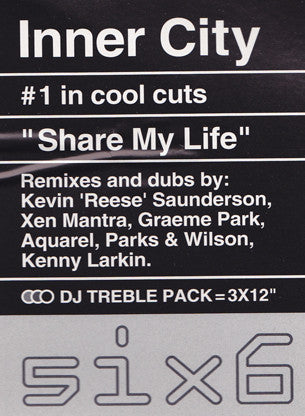 Inner City : Share My Life (Baseroom Remixes) (3x12", Promo)