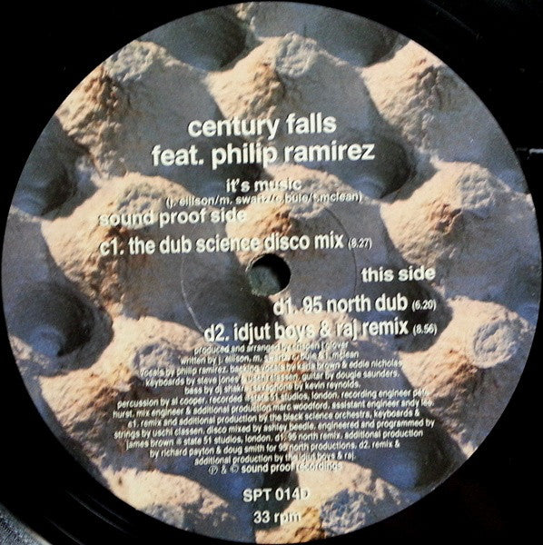 Century Falls Feat. Philip Ramirez* : It's Music (2x12")