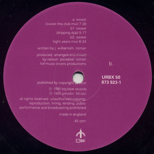 Jay Williams : Sweat (12")