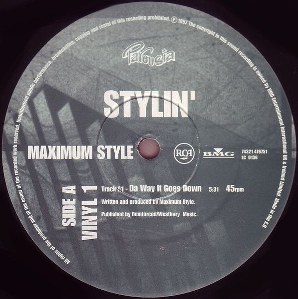 Maximum Style : Stylin' (2x12", EP)