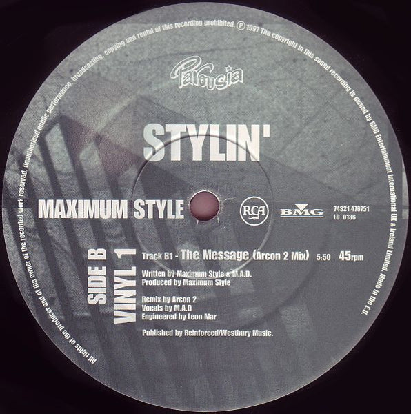 Maximum Style : Stylin' (2x12", EP)