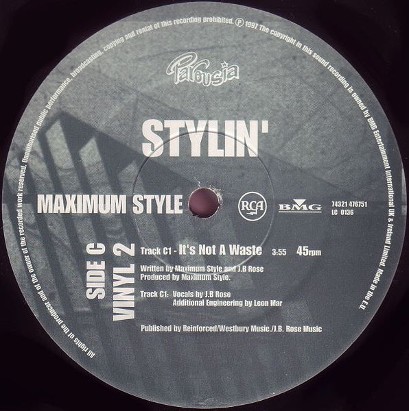 Maximum Style : Stylin' (2x12", EP)