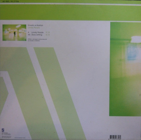 Ernesto Vs Bastian* : Lonely People / She's Drifting  (12")