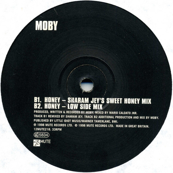 Moby : Honey (12", Single)