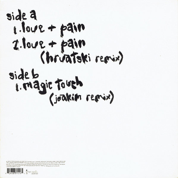 Clor : Love + Pain (12", Single)