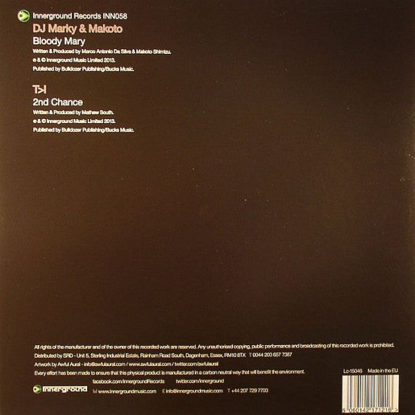 DJ Marky & Makoto / T>I : Sounds Of The Innerground Part 3 (12")