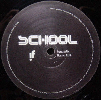 School : If (12", Promo)