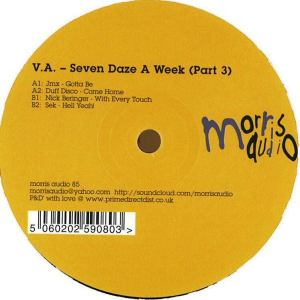 Various : Seven Daze A Week (Part 3) (12")