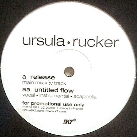 Ursula Rucker : Release / Untitled Flow (12", EP, Promo)