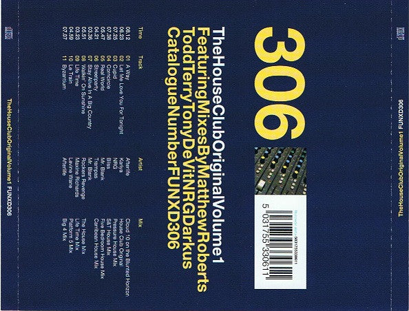 Various : The House Club Original Volume One (CD, Comp)